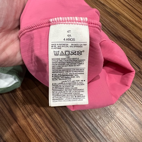 Pink One Piece Swimsuit, size various, Old Navy - Picture 2 of 6